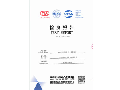 檢測報告